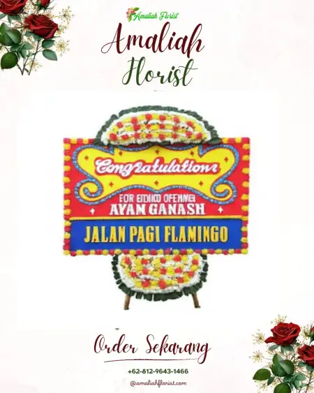 Sewa Papan Bunga Wunim