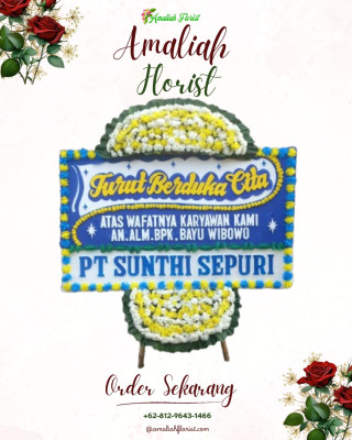 Papan Bunga Duka di Wunim