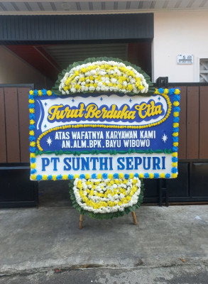 Papan Bunga Duka di Wunim